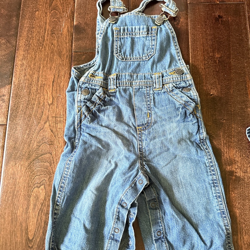 Old Navy Light Blue Denim Overalls